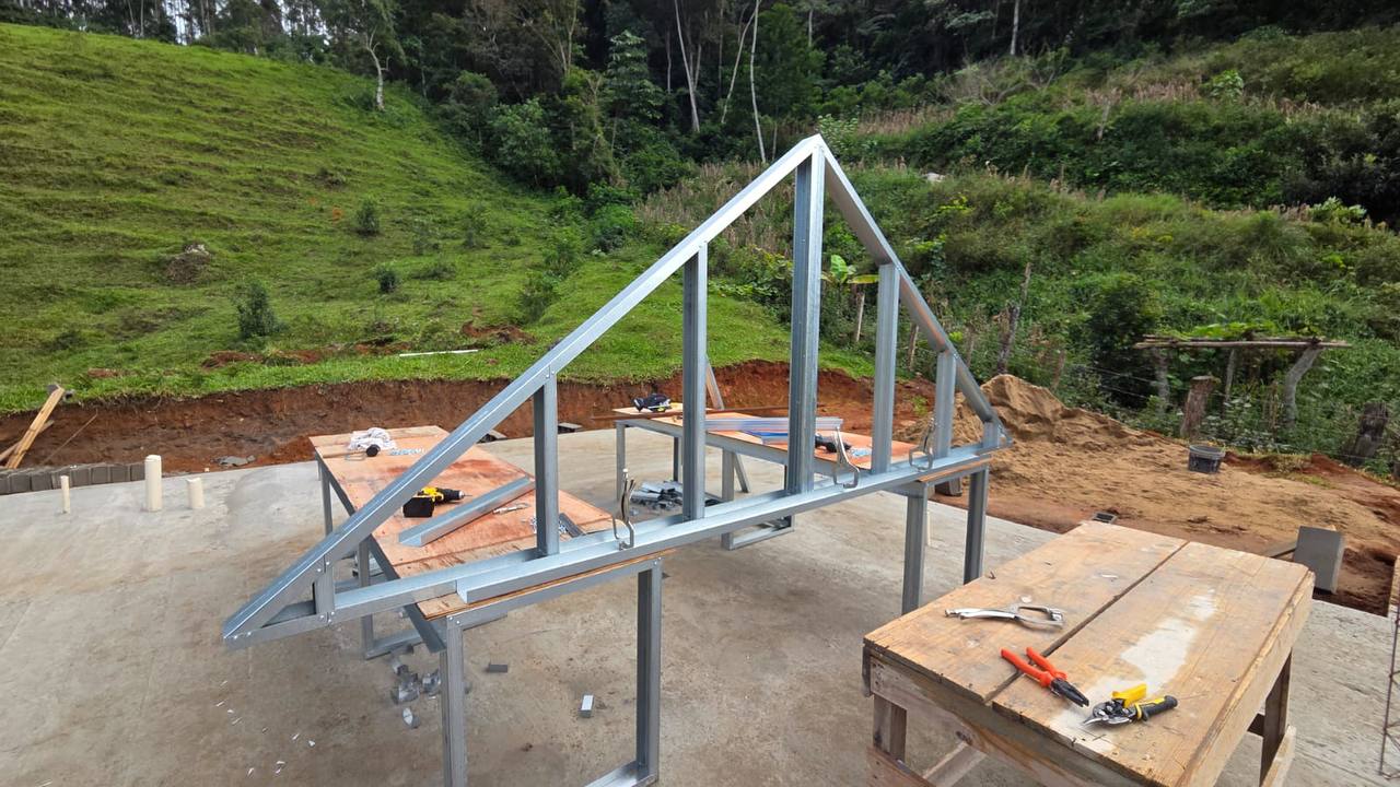 Estrutura em Light Steel Frame executada pela Barra Frame